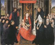 Hans Memling The Virgin and Child between st James and St Dominic (mk05) oil painting picture wholesale